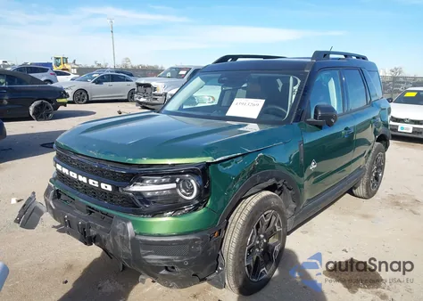 2025 Ford Bronco Sport Outer Banks z USA, uszkodzony, nr VIN 3FMCR9CN9SRF03233